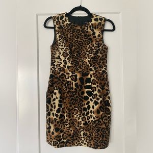 Timeless Silk Leopard Print Dress by Nanette Lepore
